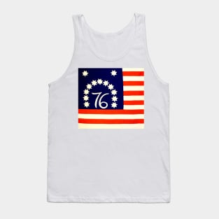 1976 bicentennial Flag Tank Top